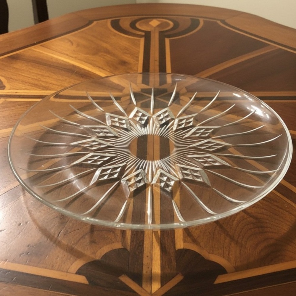 Anchor Hocking Canfield Glass Serving Platter
